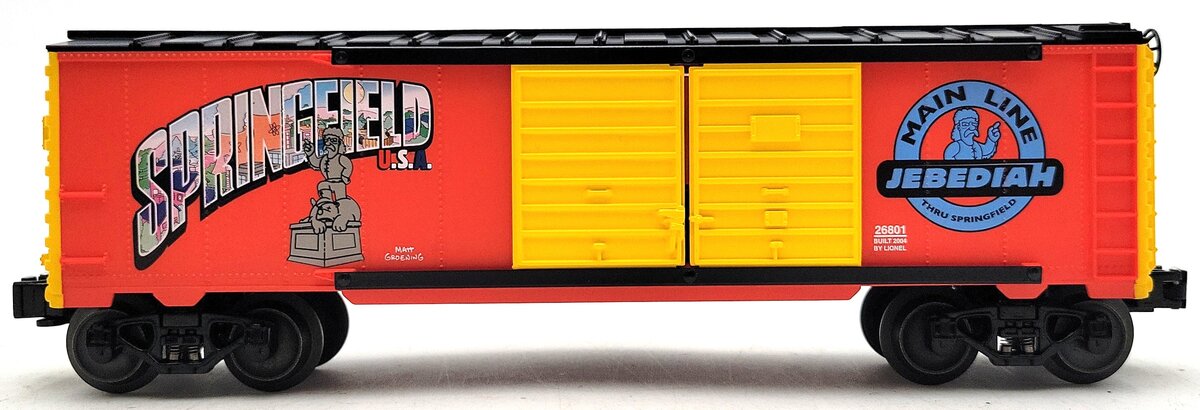 Lionel 6-26801 Bart Simpson Operating Jumping Boxcar LN/Box