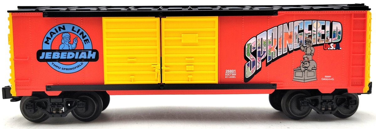 Lionel 6-26801 Bart Simpson Operating Jumping Boxcar LN/Box
