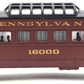 Lionel 6-16000 O Gauge Pennsylvania Tuscan Vista Dome Car #16000 LN/Box