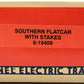 Lionel 6-19409 O Gauge Southern Flatcar w/ Stakes EX/Box