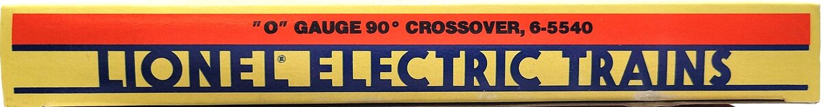 Lionel 6-5540 O Gauge 90 Degree Crossover NIB