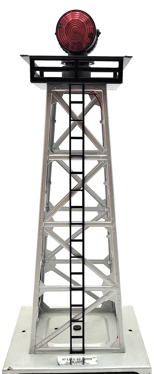 Lionel 6-12831 O Rotating Aircraft Beacon Tower EX/Box
