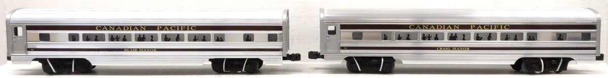 Lionel 6-39106 O Canadian Pacific Aluminum Passenger Car Set (Set of 2) NIB