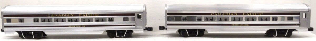 Lionel 6-39106 O Canadian Pacific Aluminum Passenger Car Set (Set of 2) NIB