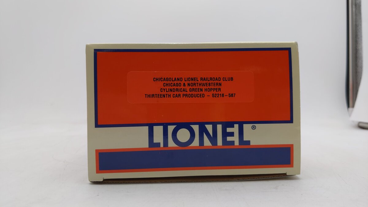 Lionel 6-52216-567 O Chicago & North Western Cylindrical Green Hopper LN/Box