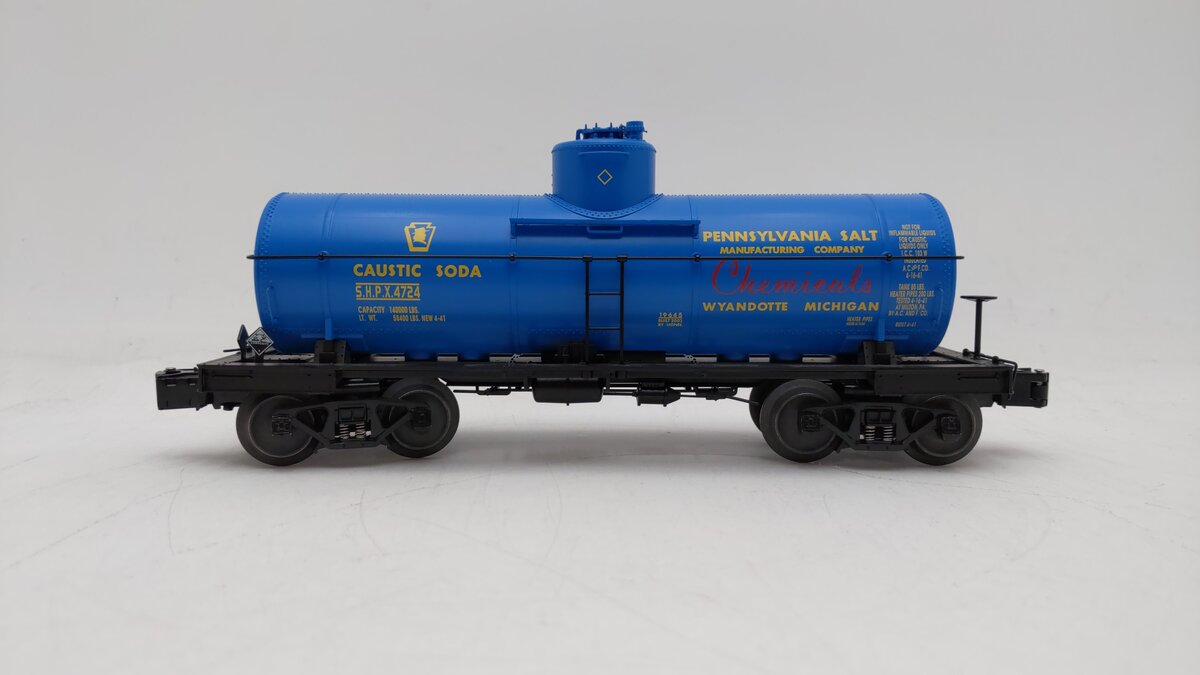 Lionel 6-19645 O Gauge Pennsylvania Salt 8,000 Gallon Tank Car #4724 EX/Box
