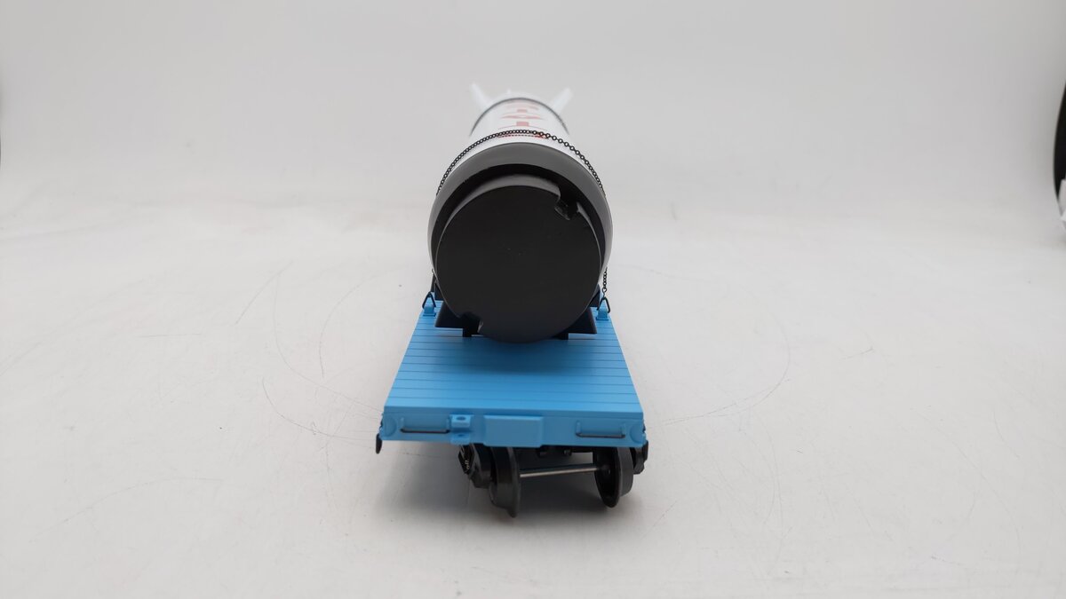 K-Line K693-8011 O Gauge NASA Flatcar with Rocket Booster #6938011 EX/Box