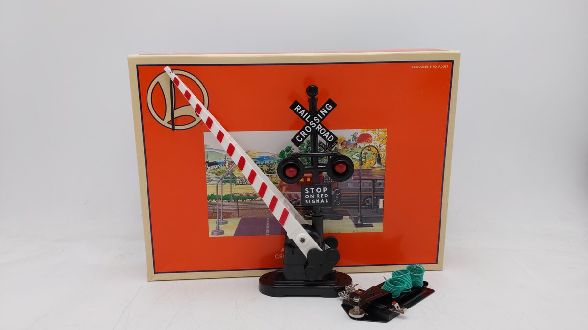 Lionel 6-62162 O Operating Crossing Gate & Signal EX/Box