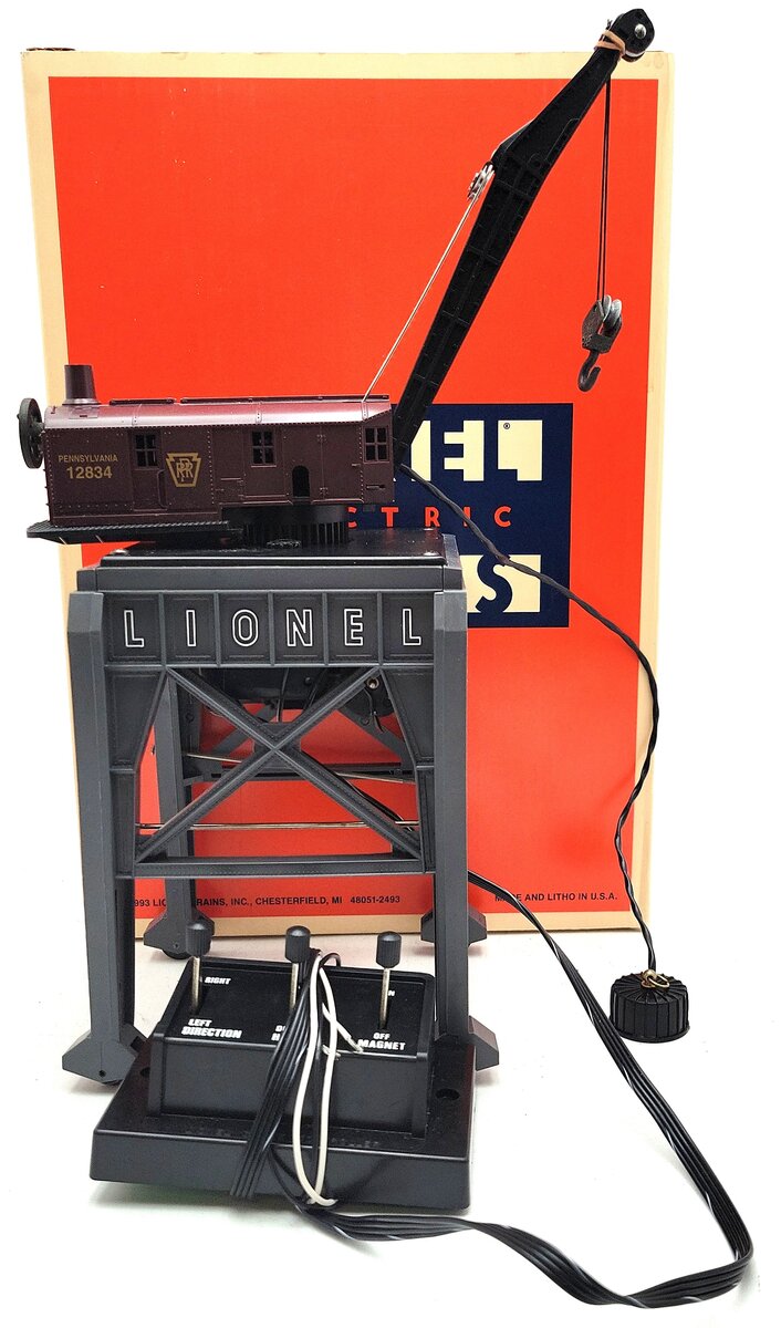 Lionel 6-12834 O Gauge Pennsylvania Railroad Gantry Crane EX/Box