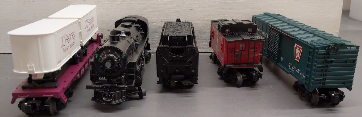 Lionel 6-31948 JC Penney Flyer O Gauge Steam Freight Train Set EX/Box