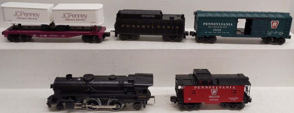 Lionel 6-31948 JC Penney Flyer O Gauge Steam Freight Train Set EX/Box
