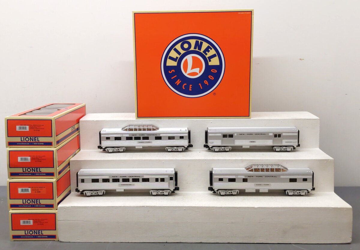 Lionel 6-15180 O Gauge New York Central Streamliner 4-Car Passenger Set LN/Box