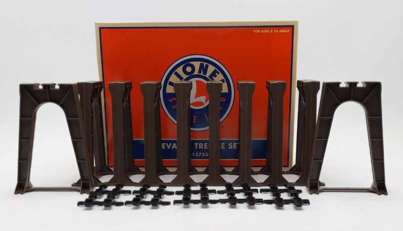 Lionel 6-12755 O Gauge Elevated Trestle Set (Set of 10) LN/Box