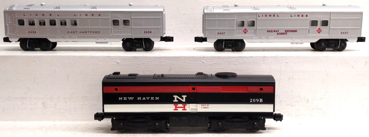 Lionel 6-52447 LCCA New Haven Alco Non-Powered B-Unit/Pass. Add-On Set LN/Box