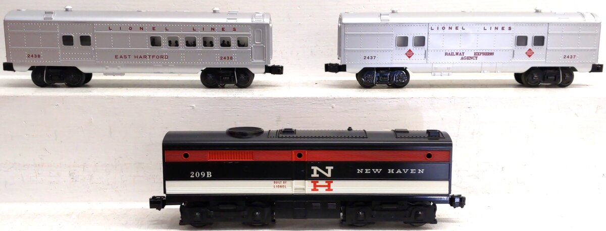 Lionel 6-52447 LCCA New Haven Alco Non-Powered B-Unit/Pass. Add-On Set LN/Box