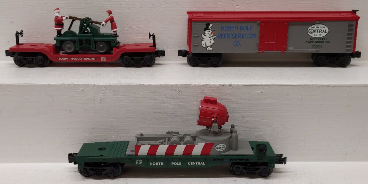 Lionel 6-30040 North Pole Freight Expansion Pack Set LN/Box