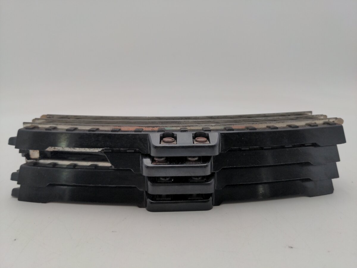 Lionel 0064 Vintage OO Gauge Curved Terminal Track Section - 3 Rail (4) EX