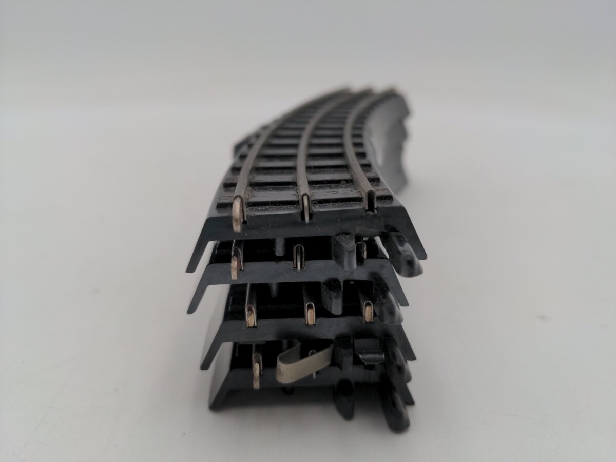 Lionel 0064 Vintage OO Gauge Curved Terminal Track Section - 3 Rail (4) EX