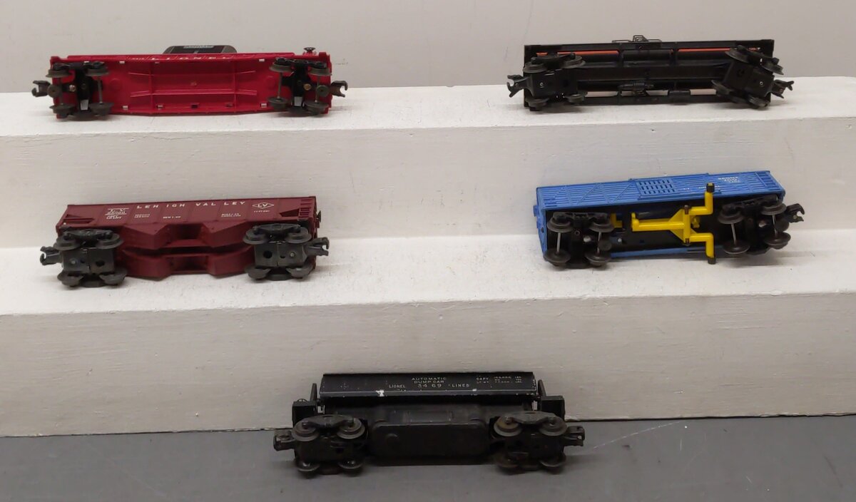 Lionel Vintage O Scale Freight Cars: 6818, 3386, 25000, 6315 [5] VG