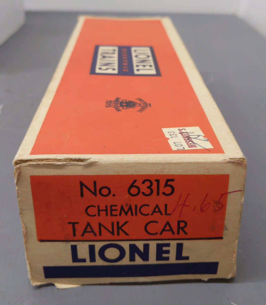Lionel Vintage O Scale Freight Cars: 6818, 3386, 25000, 6315 [5] VG