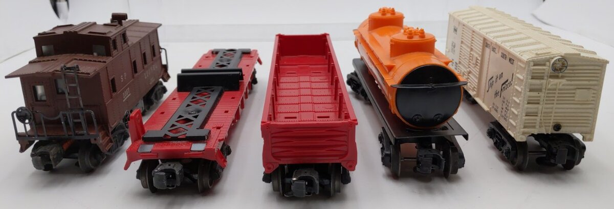 Lionel 6462, 6014, 2357, 6465 & 3460 O Gauge Vintage Freight Cars [5] VG