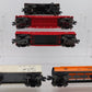 Lionel 6462, 6014, 2357, 6465 & 3460 O Gauge Vintage Freight Cars [5] VG