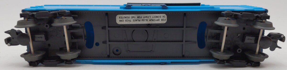 Lionel 6-26230 O Gauge AEC Blue Radioactive Glow in the Dark Boxcar EX/Box