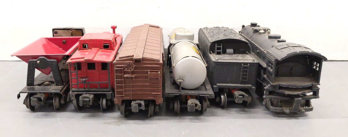 Lionel 2103W Vintage O 224 Freight Set w/2466W,2458,3559,2555,2457 VG