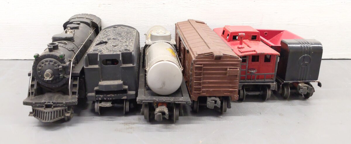 Lionel 2103W Vintage O 224 Freight Set w/2466W,2458,3559,2555,2457 VG