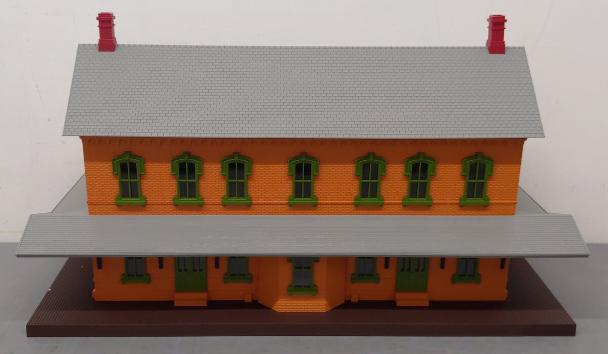 MTH 30-9005 O Gauge Passenger Station with 2 Platforms LN/Box