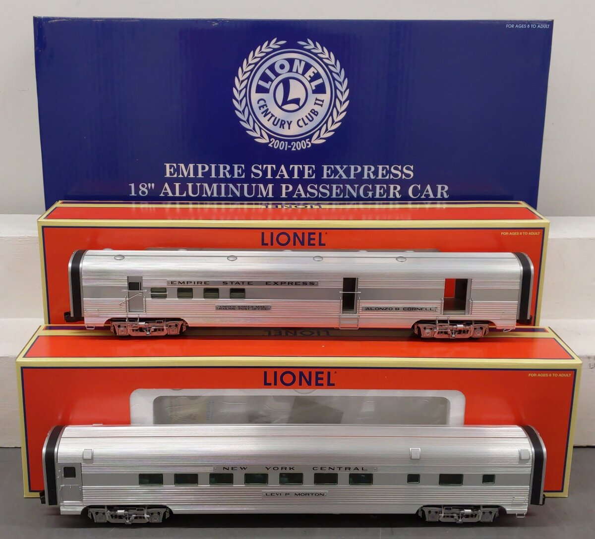 Lionel 6-29178 O Gauge Century Club II Empire State Passenger Set LN/Box