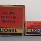 Lionel Vintage O Gauge Accessories: 145, 151, 364, 494 [4] VG