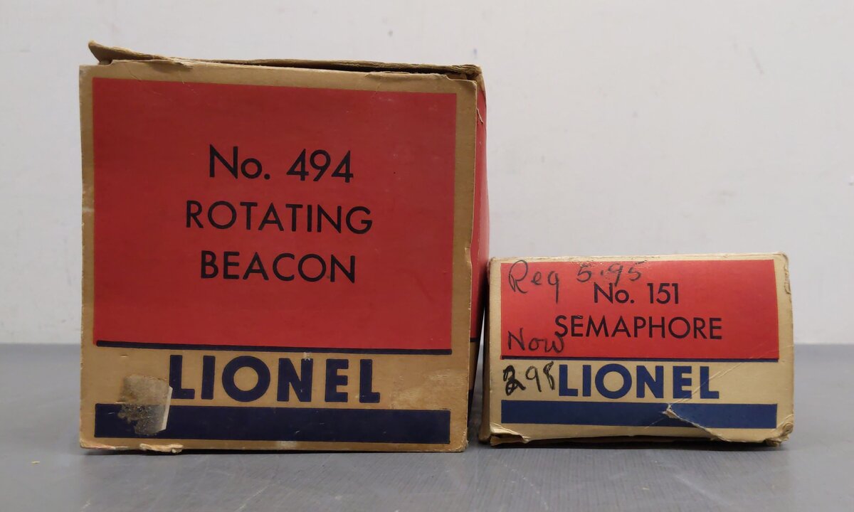Lionel Vintage O Gauge Accessories: 145, 151, 364, 494 [4] VG