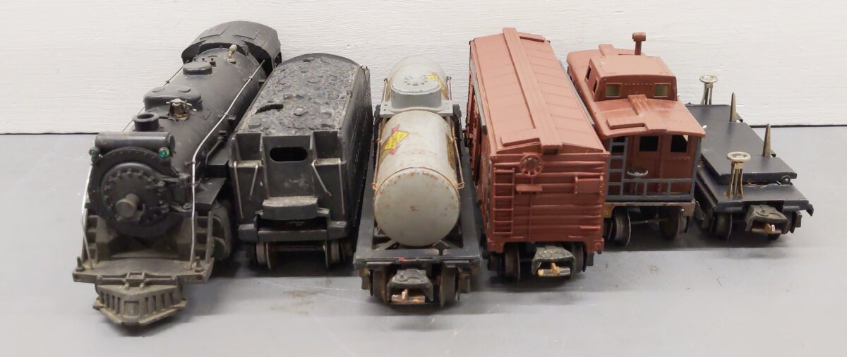 Lionel 847W Vintage O Prewar Steam Set: 225, 2235W, 2758, 2757, 2755, 3651