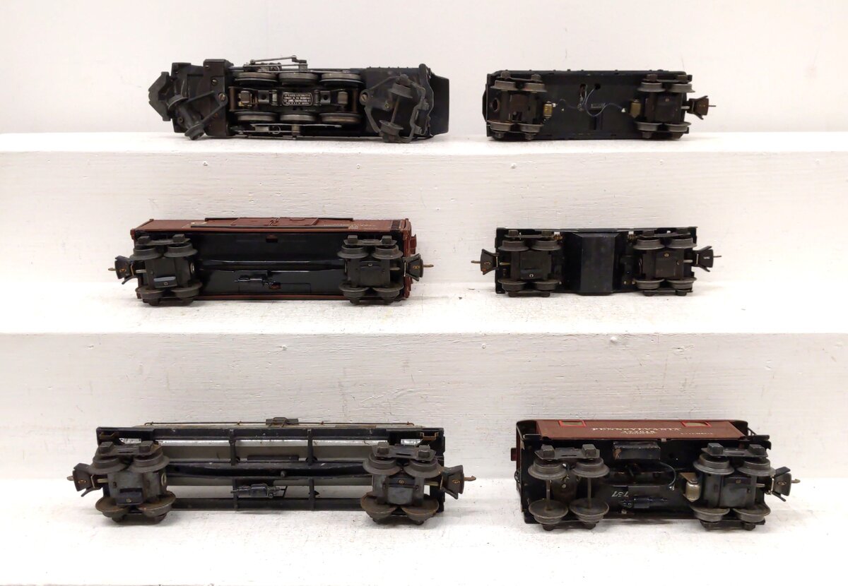 Lionel 847W Vintage O Prewar Steam Set: 225, 2235W, 2758, 2757, 2755, 3651