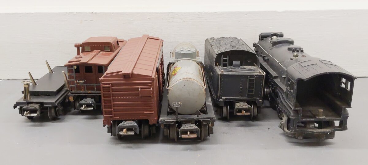 Lionel 847W Vintage O Prewar Steam Set: 225, 2235W, 2758, 2757, 2755, 3651