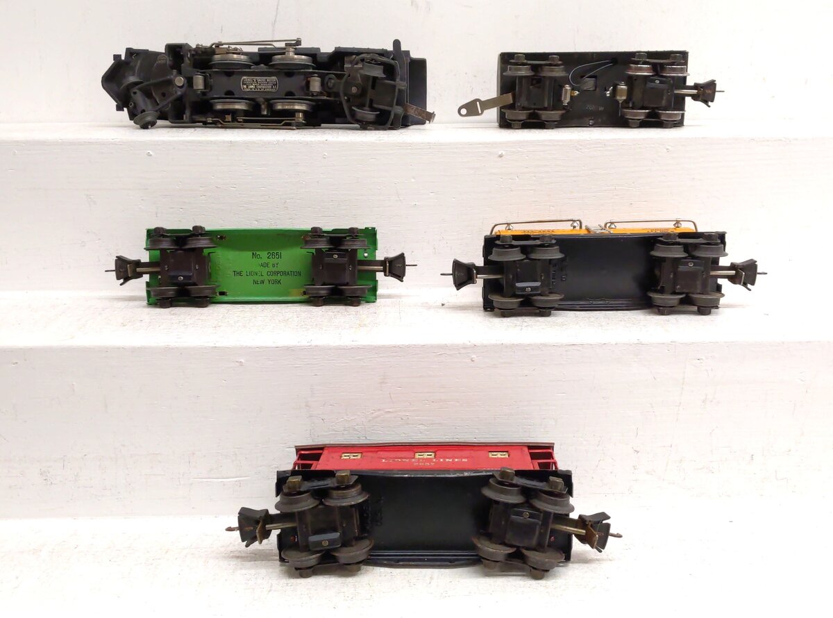 Lionel 139 Vintage O Gauge Freight Set: 261, 257T, 807, 831 VG