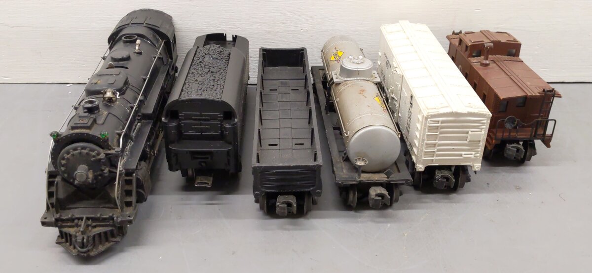 Lionel 2671WS Vintage O Steam Locomotive Freight Set VG