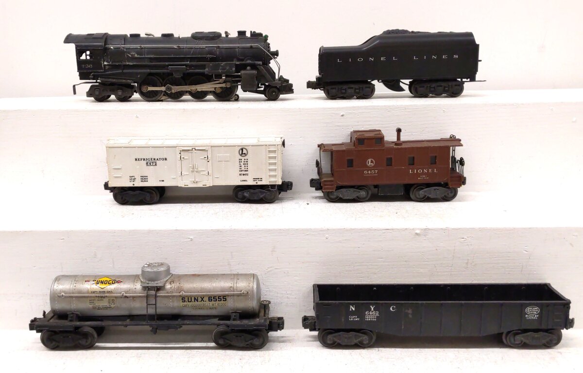 Lionel 2671WS Vintage O Steam Locomotive Freight Set VG