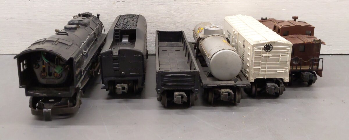 Lionel 2671WS Vintage O Steam Locomotive Freight Set VG