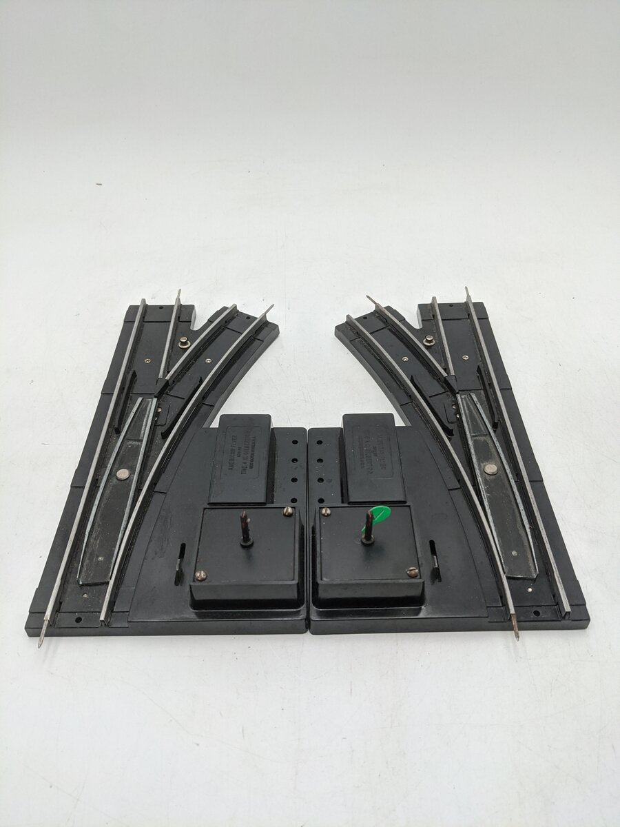 American Flyer 26770 Vintage S Manual Control Track Switches (Pair) VG