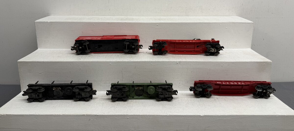 Lionel Vintage O Operating & Freight Cars: 3461, 6470, 6800, 6822 [5] VG