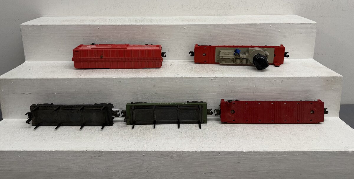 Lionel Vintage O Operating & Freight Cars: 3461, 6470, 6800, 6822 [5] VG