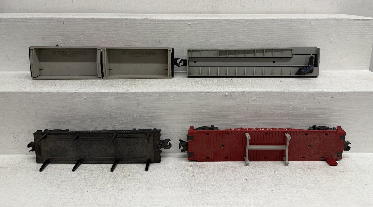 Lionel Vintage O Operating & Freight Cars 3461, 3562, 3359 & 6801 [4] VG