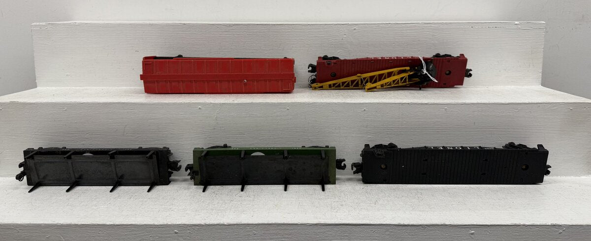 Lionel Vintage O Freight Cars: 3461, 6470, 6670 & 6828 [5] VG