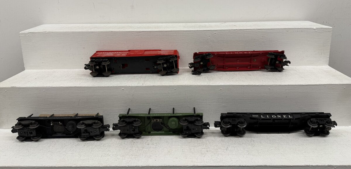 Lionel Vintage O Freight Cars: 3461, 6470, 6670 & 6828 [5] VG