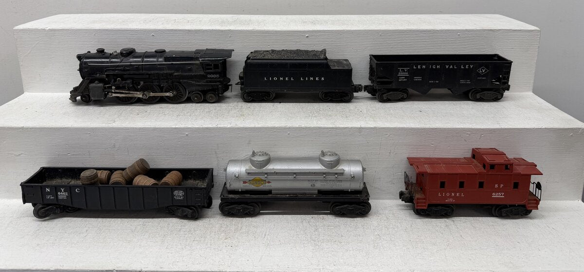 Lionel 1469WS Vintage O 2035 Steam Freight Train Set w/3 Cars VG