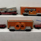 Lionel Vintage O Freight Cars: 6430, 6520, 6561, 6812, 6816 [5] VG