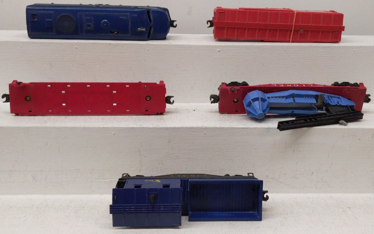 Lionel 1629 Vintage O 225 C&O Diesel Freight Set w/6650,6470,6819,6219 EX