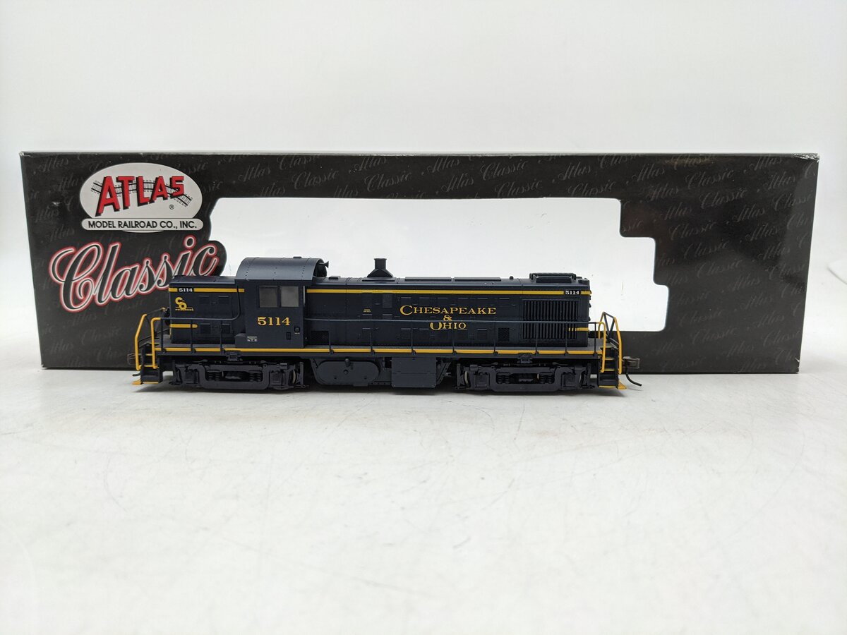 Atlas 8870 HO Chesapeake & Ohio ALCO RS-1 Diesel Locomotive #5114 EX/Box